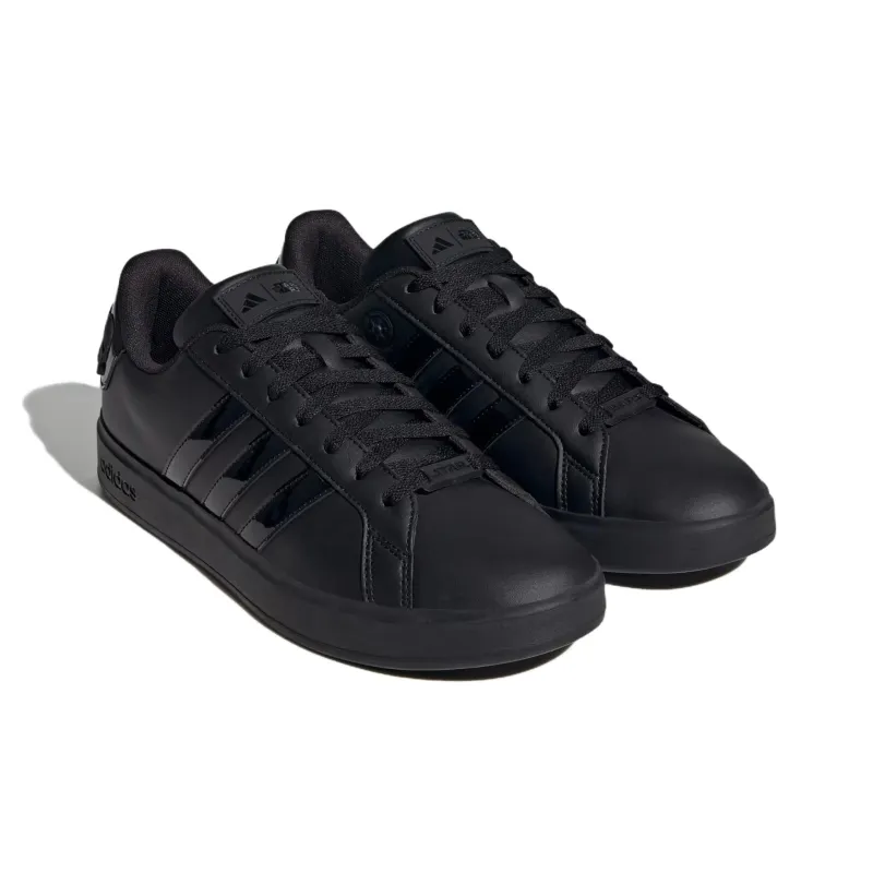 Adidas Grand Court Star Wars Darth Vader And Storm Troopers Triple Black-2