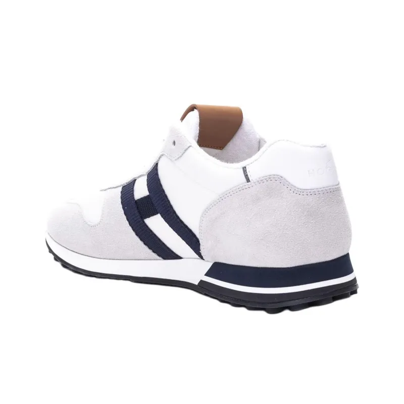 HOGAN H383 Low Top Casual Shoes Men's White-3