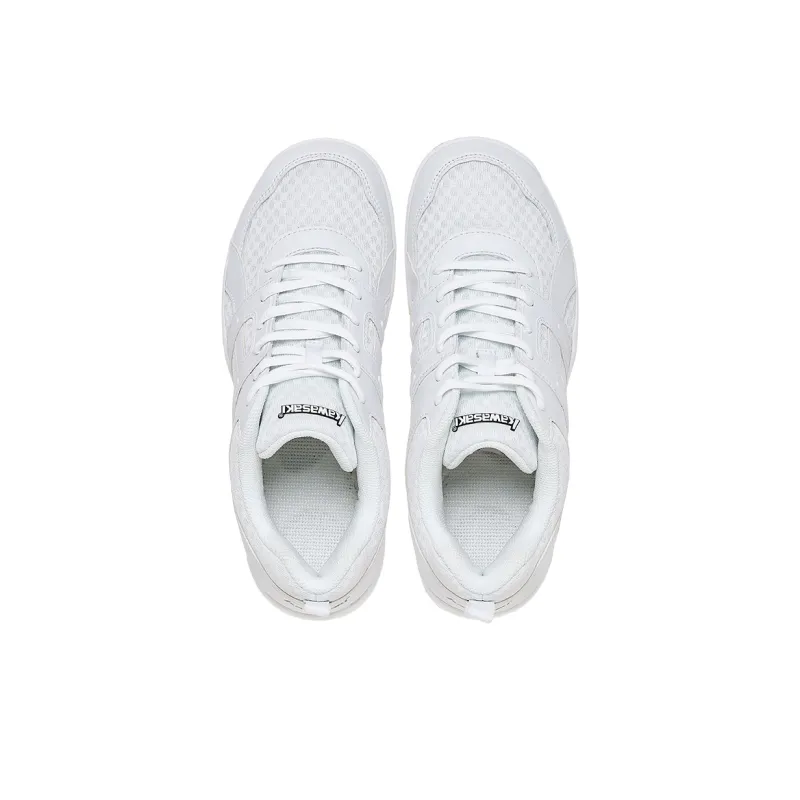 Kawasaki Anti Slip Wear Resistant Breathable Lightweight Coverage Low Top Badminton Shoes Unisex White Cyan-2
