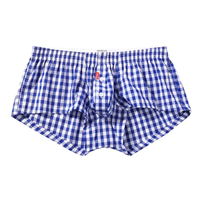 SEOBEAN Boxer Shorts Men's Combo Set Blue-11