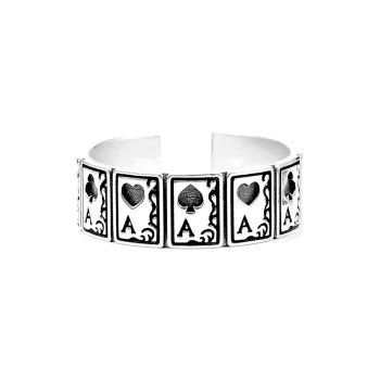 Listen To The Flowers Bloom Copper Alloy Rings Unisex