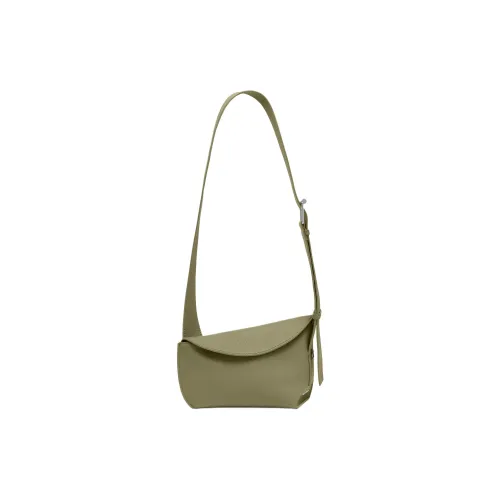 Alexander McQueen T Bar Calfskin Crossbody Bag Shoulder Bag Men's Green
