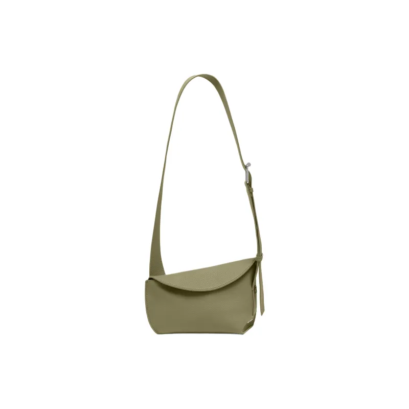 Alexander McQueen T Bar Calfskin Crossbody Bag Shoulder Bag Men's Green-0