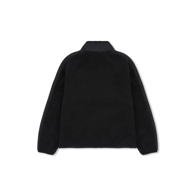 NERDY FW24 Velvet feel Coat Unisex Black-1