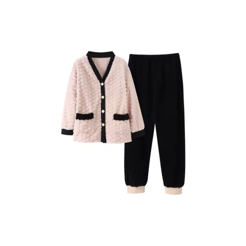 XIAFENYAN Pajama Gift Boxes Women's Apricot