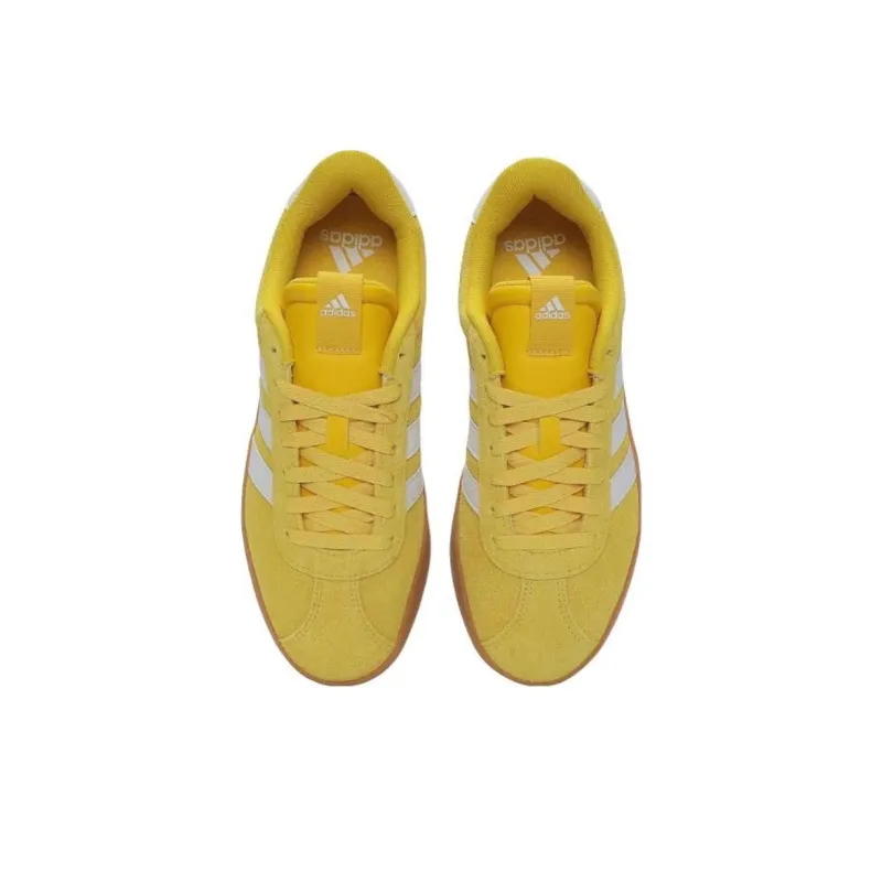 Adidas VL COURT 3.0 Anti Slip Wear Resistant Low Top Tennis Shoes Unisex Yellow-2