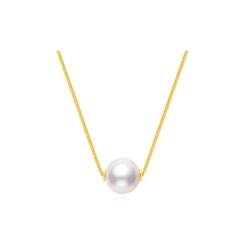 Fortune Gold Freshwater Pearl Necklaces Unisex