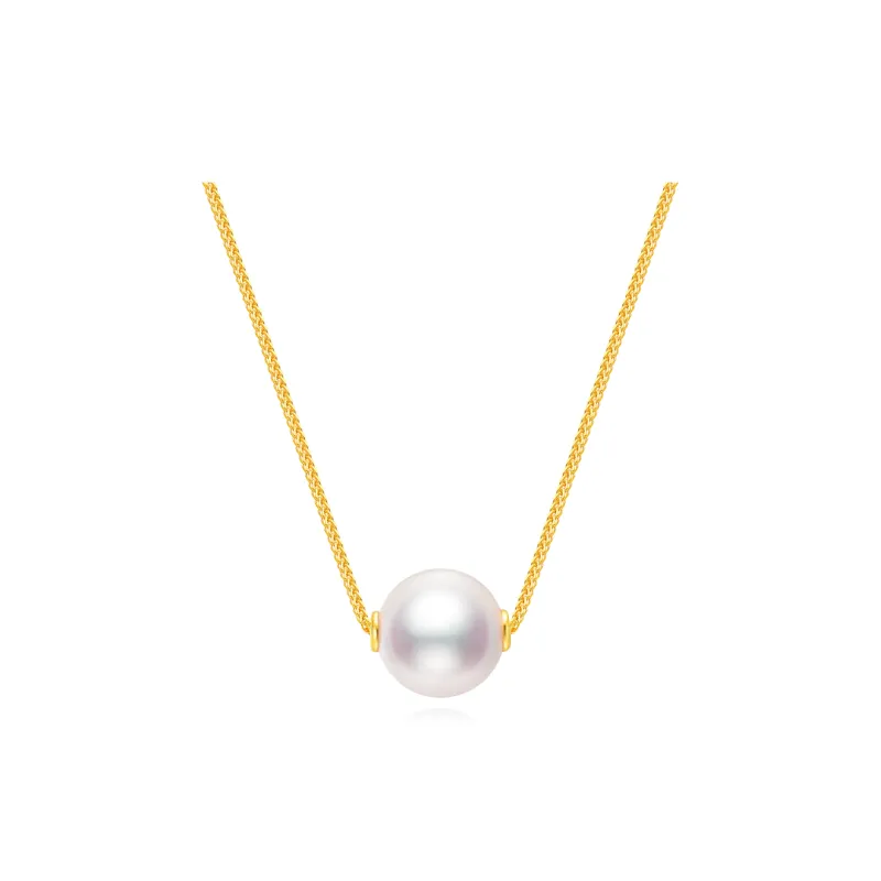 Fortune Gold Freshwater Pearl Necklaces Unisex-0