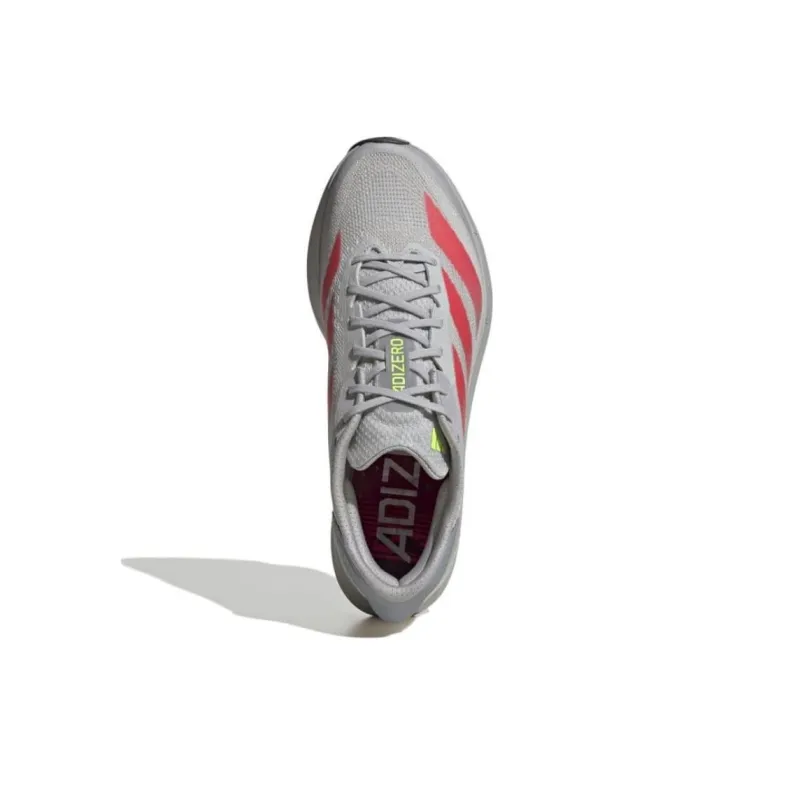 Adidas Adizero SL2 Anti Slip And Wear Resistant Breathable Low Top Running Shoes Unisex Gray Red Yellow-3