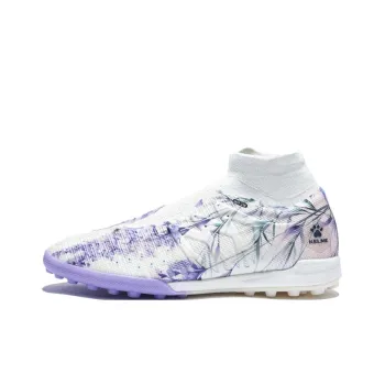 KELME TF Rubber Broken Studs Anti Slip Wear Resistant Soccer Shoes Men's White Purple