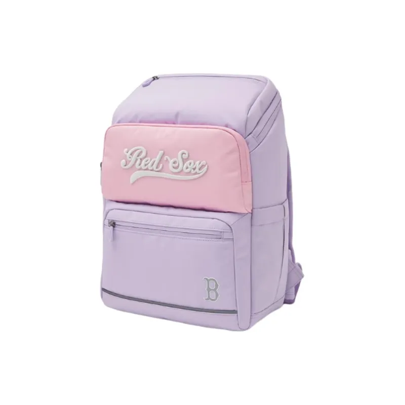 MLB Polyester Backpack Kids' Navy Blue/Black/Light Lavender Purple-4