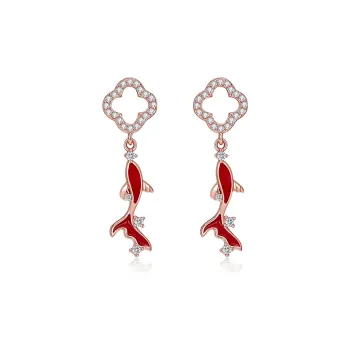 MCK 925 Sterling Silver Earrings Women's