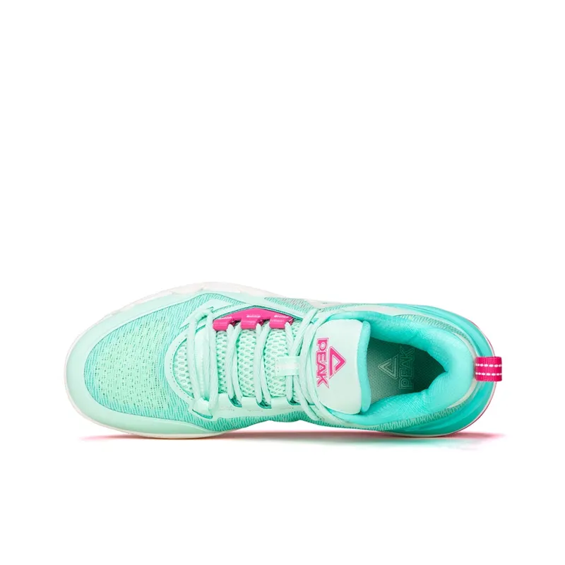 PEAK State Pole Waves Cushioning Anti-Slip And Wear-Resistant Low-Top Basketball Shoes Men's Marble Green-3