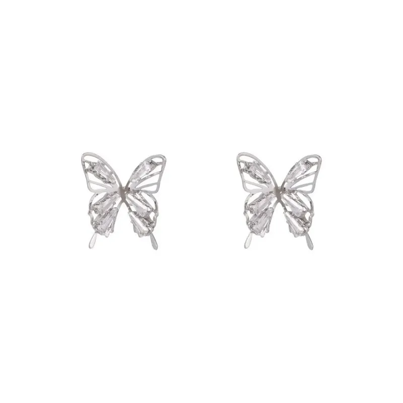 May10th S925 Silver Stud Stud Earrings Women's-0