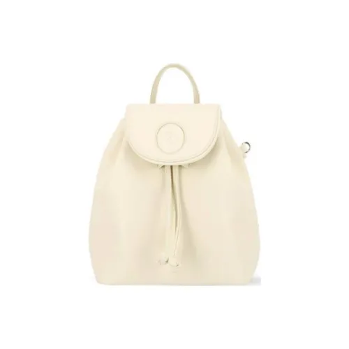 ALICE MARTHA Artificial Leather Backpack Women's Ivory White