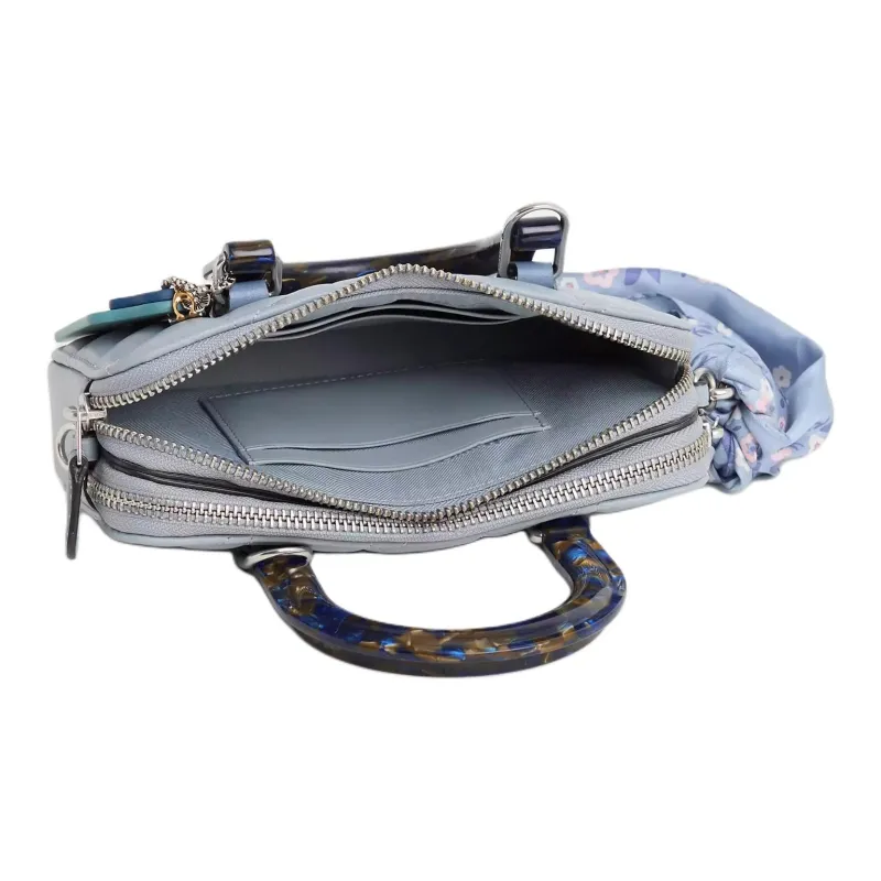 COACH Kira Nappa Leather Pillow Bag Shoulder Bag Crossbody Bag Handbag Small Size Women's Blue-2