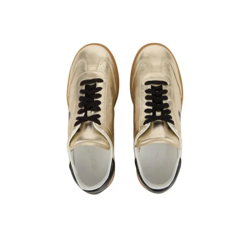 ISABEL MARANT KAYCEE Low Top Skateboard Shoes Women's Light Gold-4