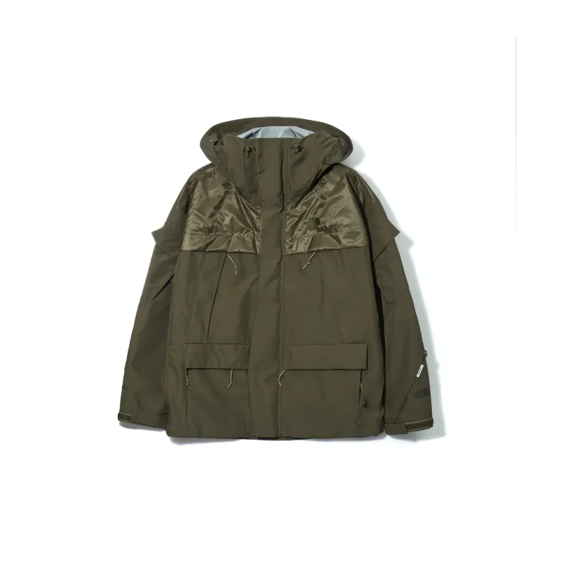 THE NORTH FACE x Invincible Waterproof And Windproof Windbreaker Jacket Unisex Coffee-2