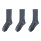 Fall Winter Thickened Wool Solid Color Sock Combination ⑤ (Dark Gray+Dark Gray+Dark Gray)