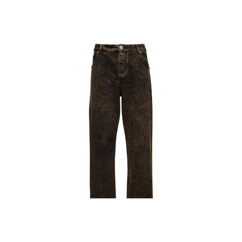 BALMAIN Distressed Effect Denim Jeans-3