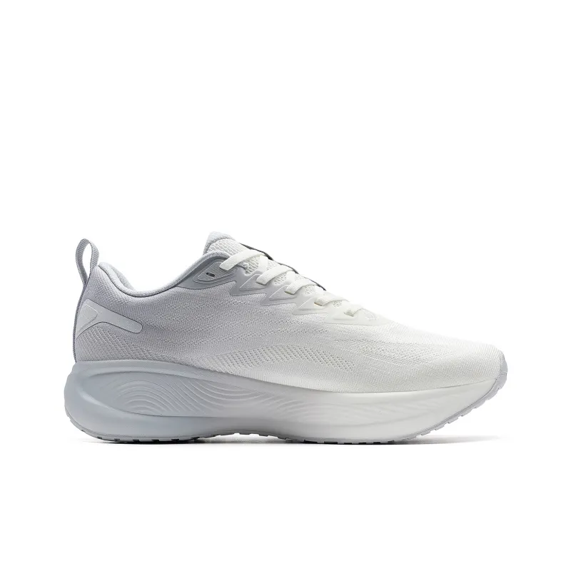 XTEP Chasing Clouds 2nd Generation Cushioning Rebound Low Top Running Shoes Men's White Gray-1