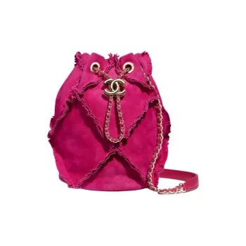 CHANEL Drawstring Shoulder Bags