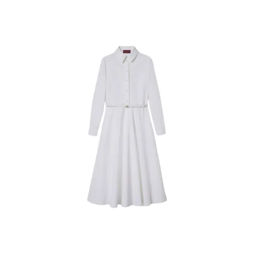 GUCCI SS25 Long Sleeved Dresses Women's White