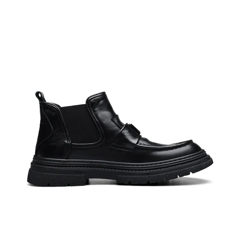 D FUSE SCANDINAVIA Short Chelsea Boots Men's Black-1
