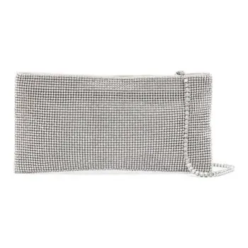BENEDETTA BRUZZICHES Crystal Rhinestone Bag Handheld Crossbody Bag Shoulder Bag Women's Silver