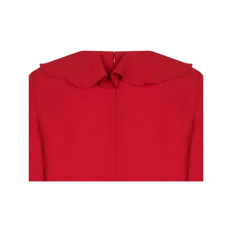 RED VALENTINO Long Sleeved Dresses Women's Red-4