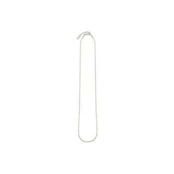 SAINT LAURENT Metal Necklaces Unisex Silver