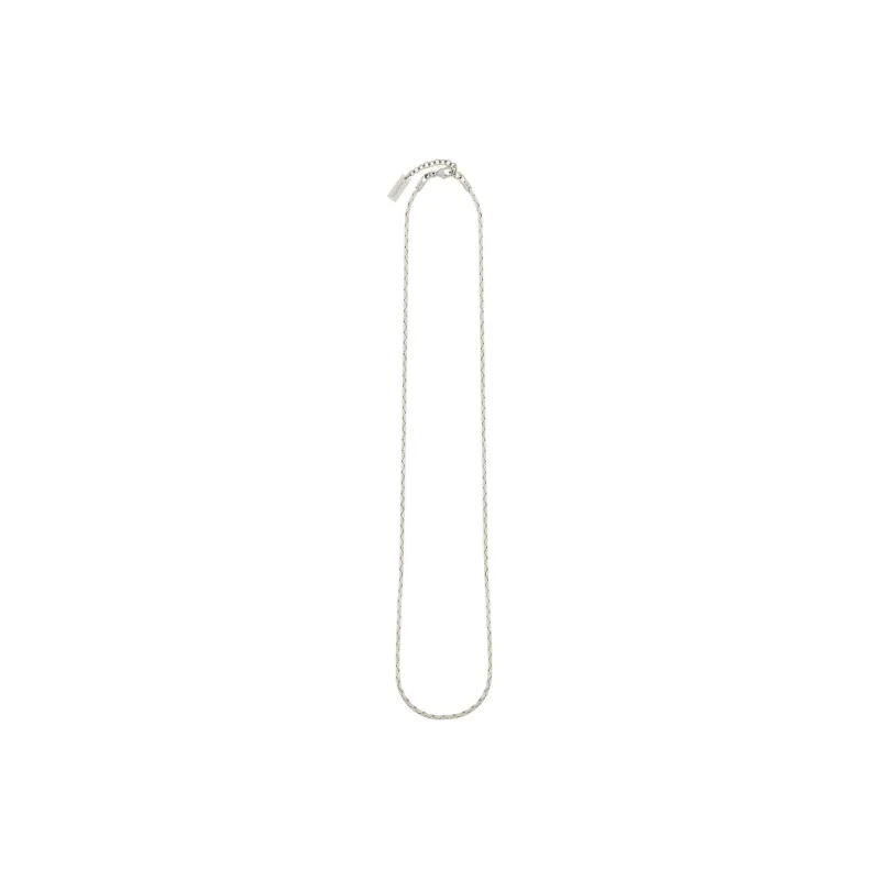 SAINT LAURENT Metal Necklaces Unisex Silver-0