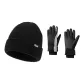 Black Hats & Caps+Black Gloves
