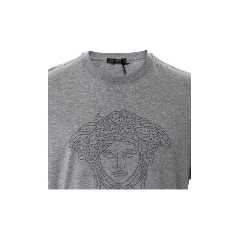VERSACE T Shirts Men Gray-5