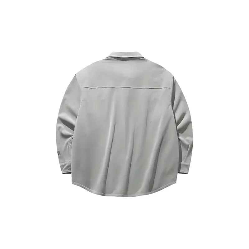 Anta Sports Lifestyle Collection Lifestyle Collection Shirt Unisex Mushroom Gray-1