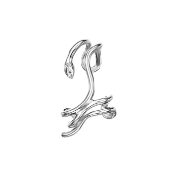 MISS XIA JWY Copper Silver Plated Clip On Earrings Unisex