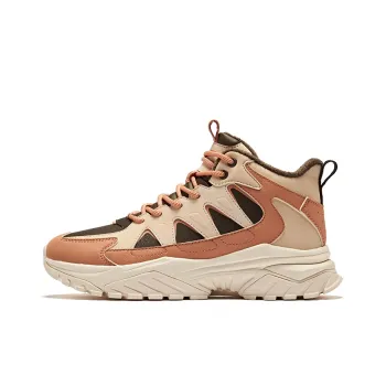 Erke Blaze 2 Slip Resistant Warm High Top Casual Shoes Women's Deep Sandalwood Coral Orange