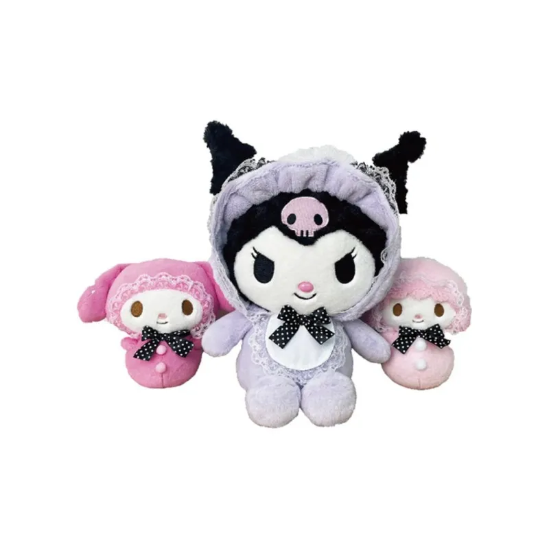 Sanrio Kuromi My Melody Piano Lamb Dolls Plush Doll 30cm Height-0