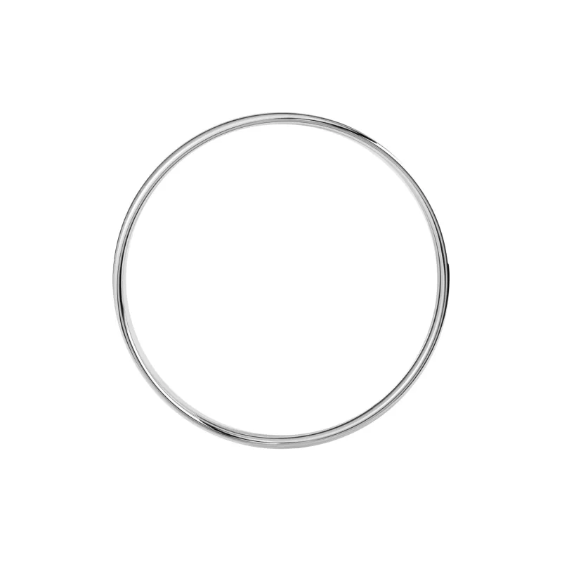HERMES Enamel Bangles Women's Black-2
