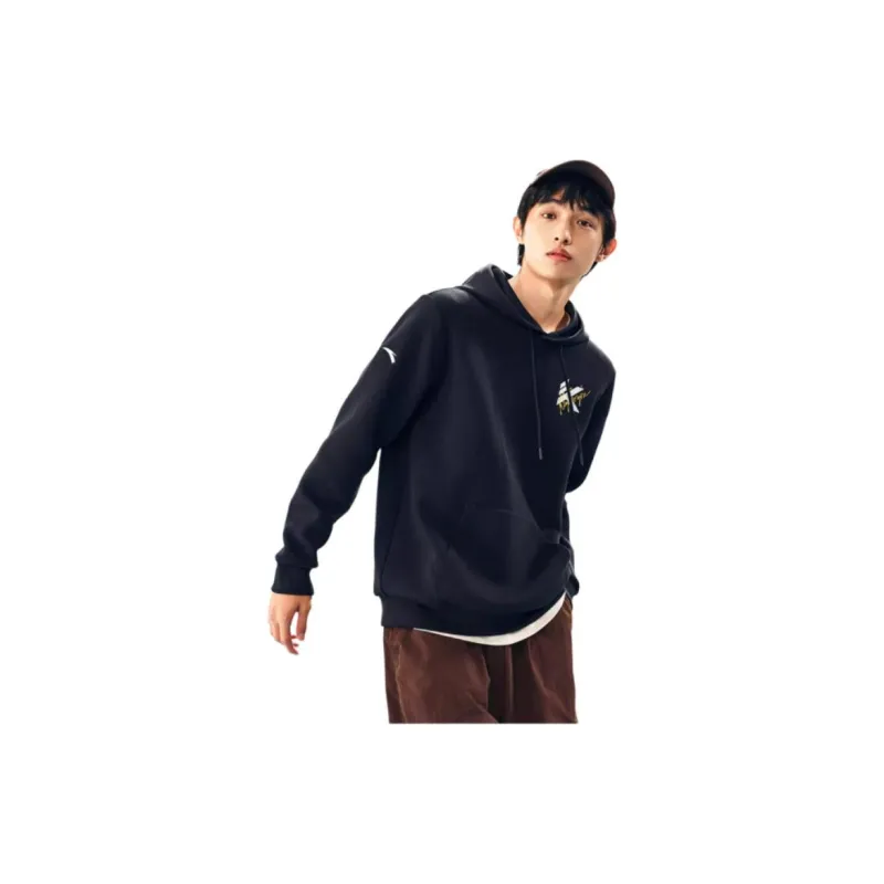 Anta Basketball Collection Sweatshirt Men's Basic Black-2