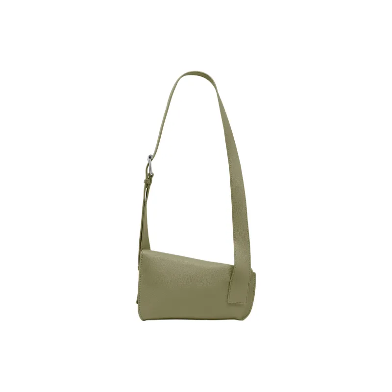 Alexander McQueen T Bar Calfskin Crossbody Bag Shoulder Bag Men's Green-2