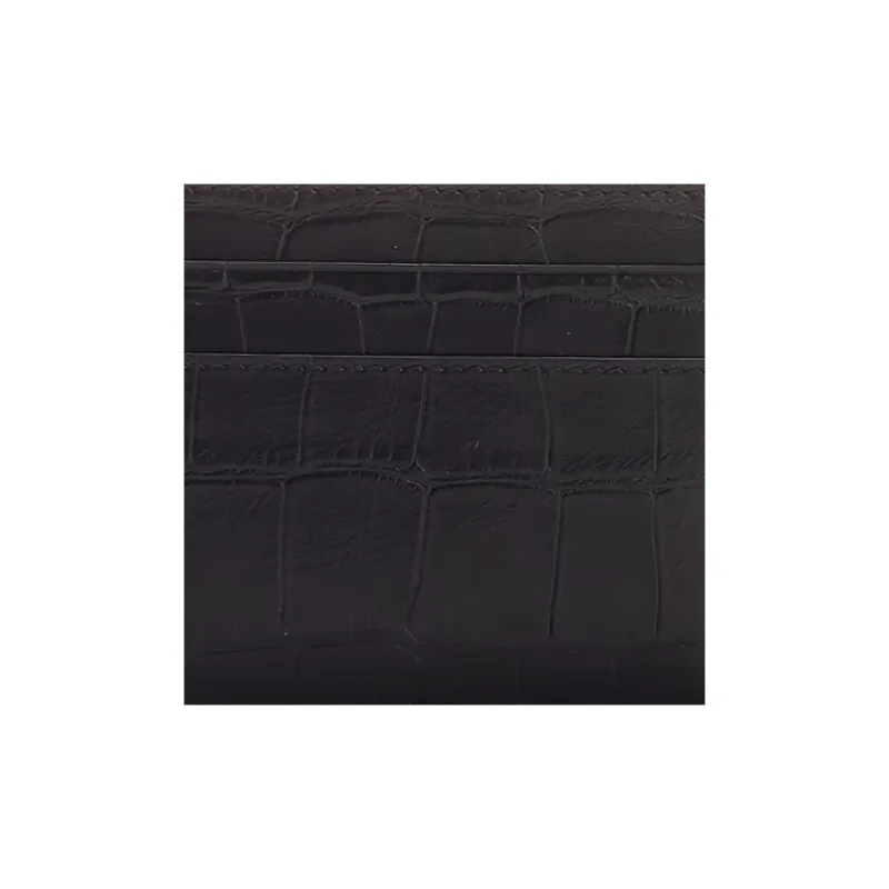 Balenciaga Neo Classic Calfskin Card Holder Wallet Men's Black-4