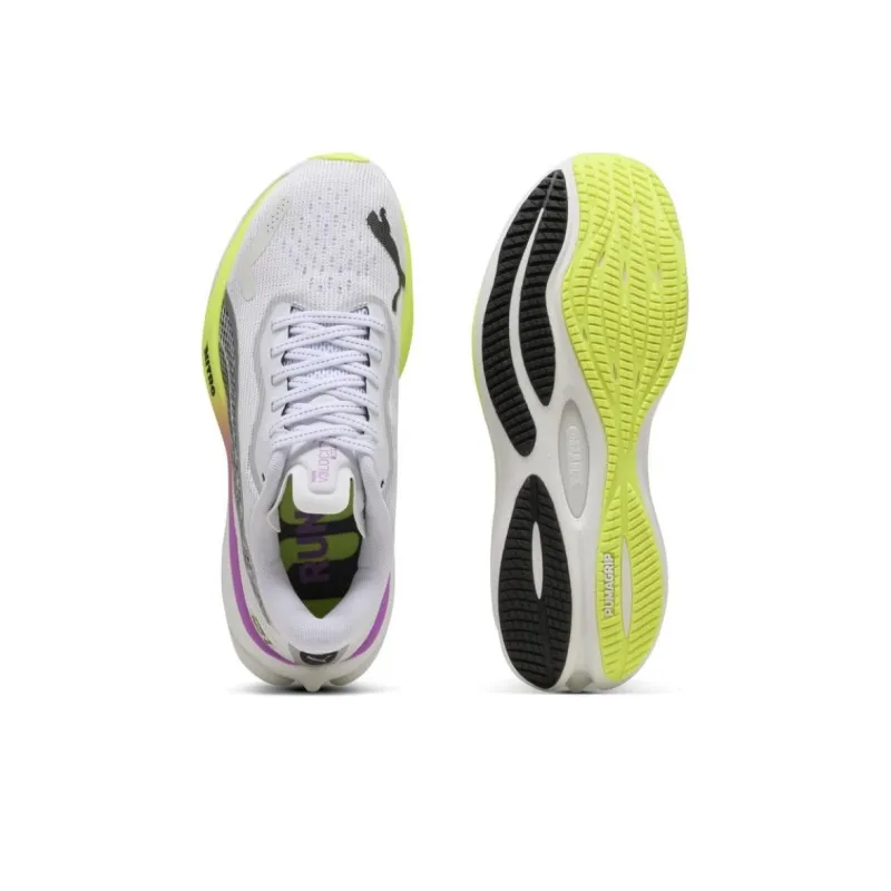 PUMA Velocity Nitro 3 Anti Slip Wear Resistant Low Top Running Shoes Women's White-3