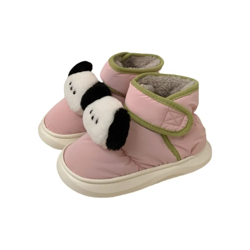 SHIGUDE Cotton Slippers Unisex Yellow-12