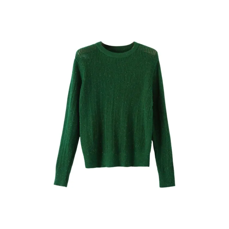Late White Knitwear Women's Green-1