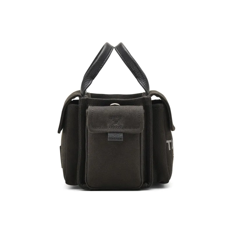 MARC JACOBS Cotton Shoulder Bag Crossbody Bag Handbag Women's Black-1