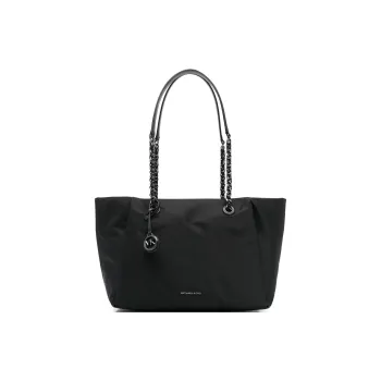 MICHAEL KORS Recycled Nylon Tote Bag Shopping Bag Shoulder Bags Small Size Women's Black