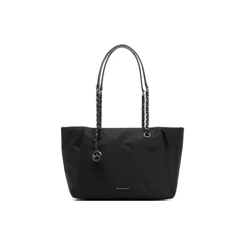 MICHAEL KORS Recycled Nylon Tote Bag Shopping Bag Shoulder Bags Small Size Women's Black