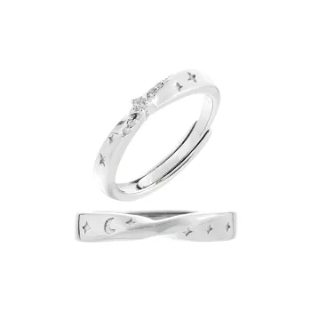 CLARKIA FLOWER Sterling Silver Rings Unisex