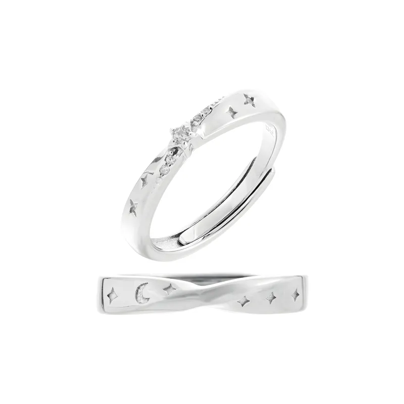 CLARKIA FLOWER Sterling Silver Rings Unisex-0